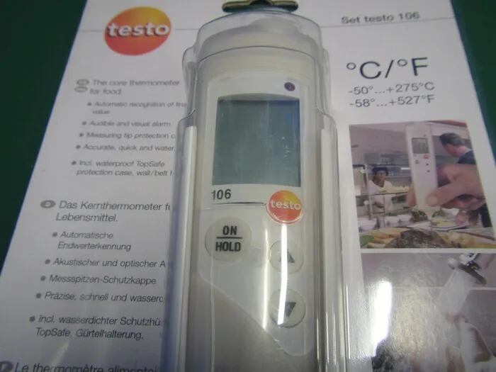 Testo Set testo106 Food core thermometer Detail Image - ASKINDEX Korea