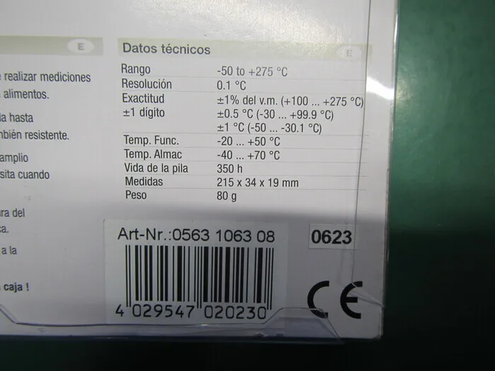 Testo Set testo106 Food core thermometer Detail Image - ASKINDEX Korea