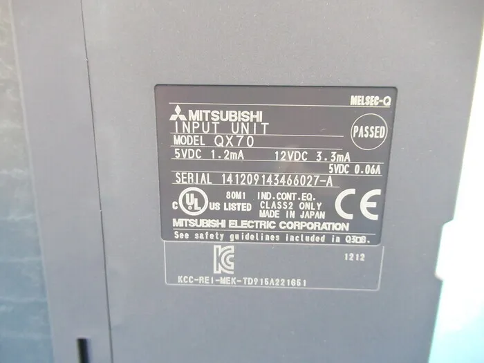 미쓰비시 전기 QX70 시퀀서 (PLC) (입력 유닛) 상세 이미지 - ASKINDEX 코리아