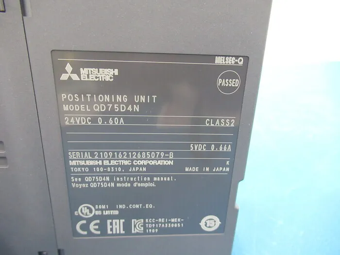 미쓰비시 전기 QD75D4N 시퀀서 (PLC) (위치 결정 유닛) 상세 이미지 - ASKINDEX 코리아