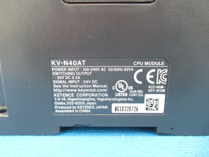 Keyence KV-N40AT 시퀀서(PLC) 상세 이미지 - ASKINDEX 코리아