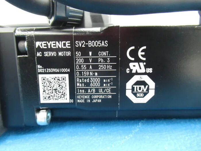 Keyence SV2-B005AS AC 서보 모터 상세 이미지 - ASKINDEX 코리아