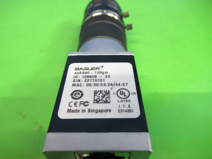 바스러 ACA640-120GM CCD 카메라 상세 이미지 - ASKINDEX 코리아