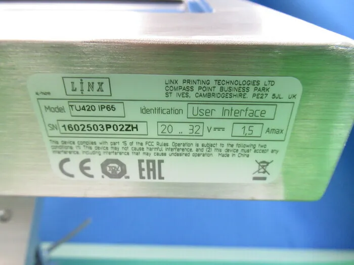 링크스 TU420 IP65 운영자 인터페이스 상세 이미지 - ASKINDEX 코리아