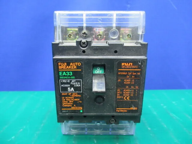 Fuji Electric EA33 Circuit breaker (earth leakage circuit breaker) Detail Image - ASKINDEX Korea