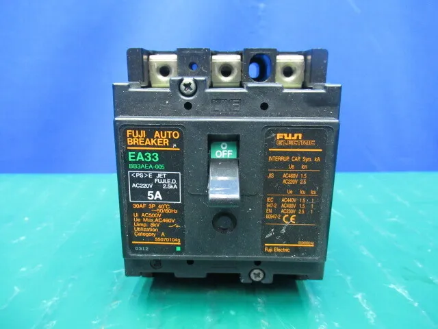 Fuji Electric EA33 Circuit breaker (earth leakage circuit breaker) Detail Image - ASKINDEX Korea