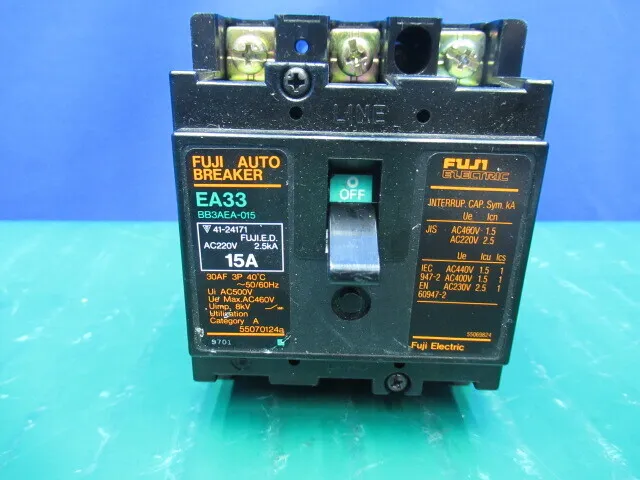 Fuji Electric EA33 Circuit breaker (earth leakage circuit breaker) Detail Image - ASKINDEX Korea