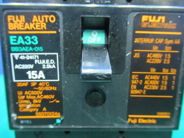 Fuji Electric EA33 Circuit breaker (earth leakage circuit breaker) Detail Image - ASKINDEX Korea