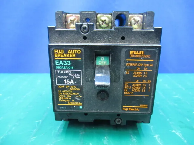 Fuji Electric EA33 Circuit breaker (earth leakage circuit breaker) Detail Image - ASKINDEX Korea