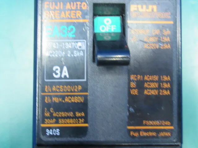 Fuji Electric EA32 Circuit breaker (earth leakage circuit breaker) Detail Image - ASKINDEX Korea