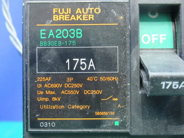 Fuji Electric EA203B Circuit breaker (earth leakage circuit breaker) Detail Image - ASKINDEX Korea