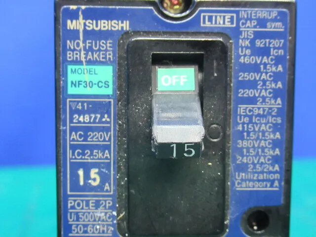 Mitsubishi Electric NF30-CS Circuit breaker (earth leakage circuit breaker) Detail Image - ASKINDEX Korea