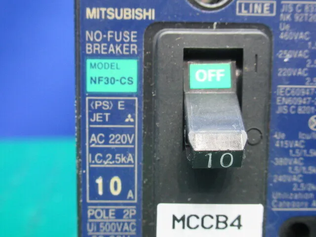 Mitsubishi Electric NF30-CS Circuit breaker (earth leakage circuit breaker) Detail Image - ASKINDEX Korea