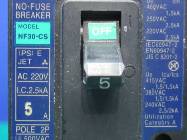 Mitsubishi Electric NF30-CS Circuit breaker (earth leakage circuit breaker) Detail Image - ASKINDEX Korea