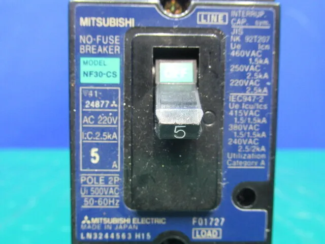 Mitsubishi Electric NF30-CS Circuit breaker (earth leakage circuit breaker) Detail Image - ASKINDEX Korea