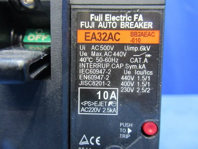 Fuji Electric EA32AC Circuit breaker (earth leakage circuit breaker) Detail Image - ASKINDEX Korea