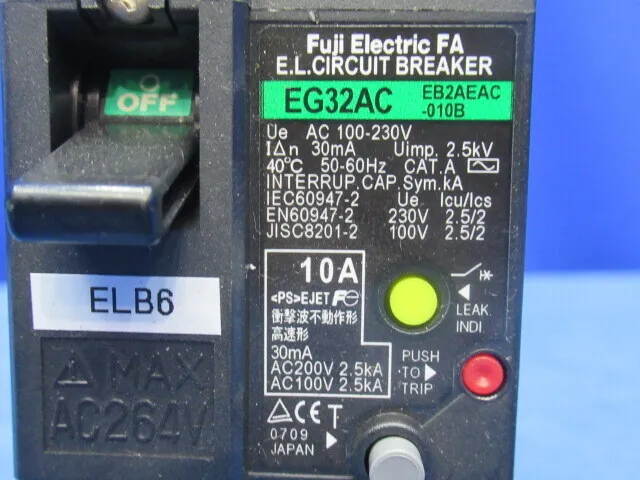 Fuji Electric EA32AC Circuit breaker (earth leakage circuit breaker) Detail Image - ASKINDEX Korea