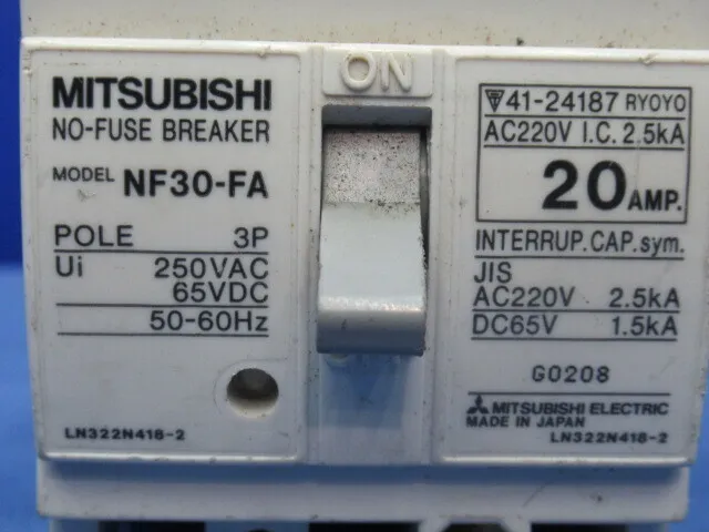 Mitsubishi Electric NF30-FA Circuit breaker (earth leakage circuit breaker) Detail Image - ASKINDEX Korea