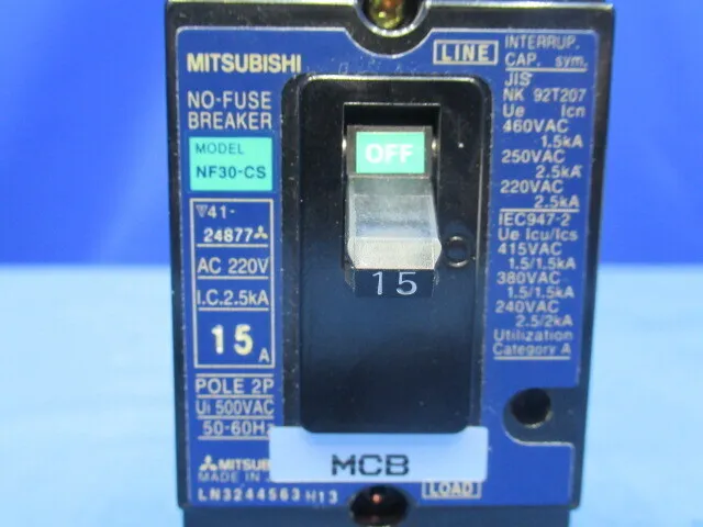 Mitsubishi Electric NF30-CS Circuit breaker (earth leakage circuit breaker) Detail Image - ASKINDEX Korea