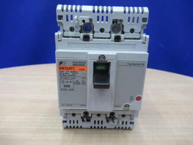Fuji Electric BW32AFC-3P030(30A) Circuit breaker (earth leakage circuit breaker) Detail Image - ASKINDEX Korea