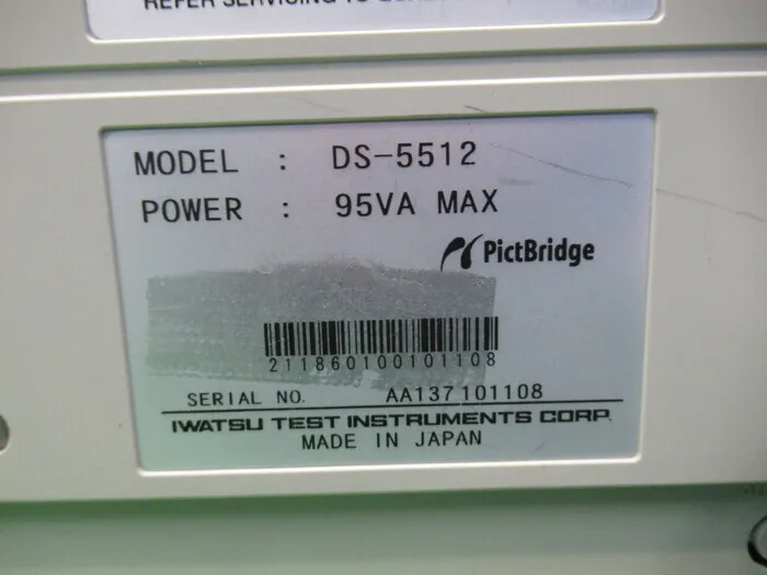 Iwasaki Communication Equipment DS-5512 Digital Oscilloscope Detail Image - ASKINDEX Korea