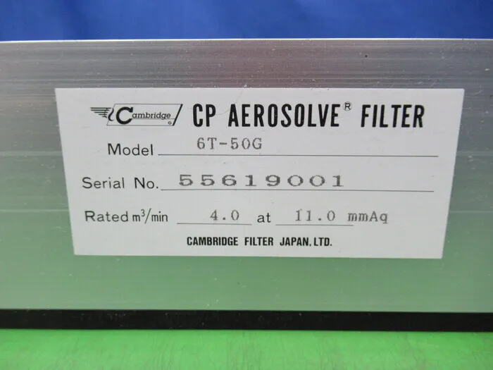 Cambridge Filter 6T-50G Filters Detail Image - ASKINDEX Korea