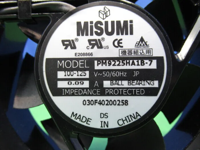 MISUMI PM9225HA1B-7 AC Fan Detail Image - ASKINDEX Korea