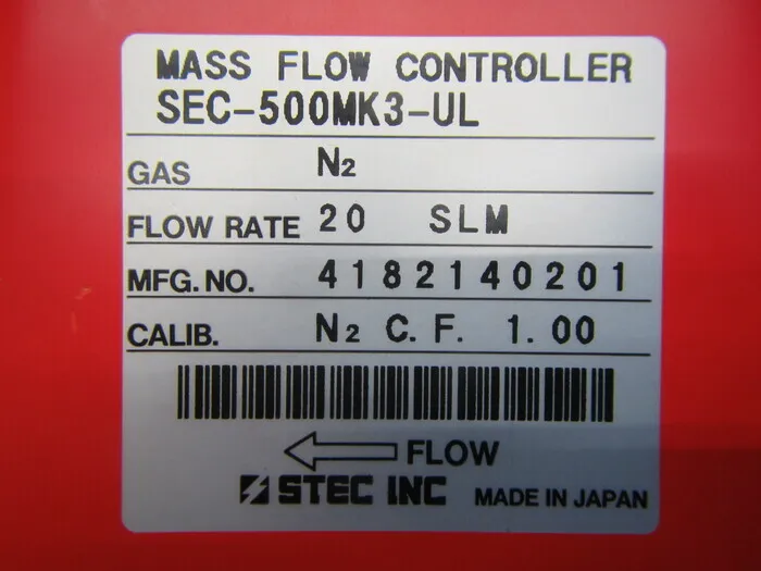 에스텍 SEC-500MK3-UL 매스 플로우 컨트롤러 상세 이미지 - ASKINDEX 코리아