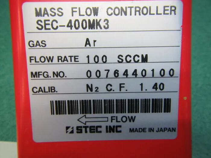 에스텍 SEC-400MK3 매스 플로우 컨트롤러 상세 이미지 - ASKINDEX 코리아