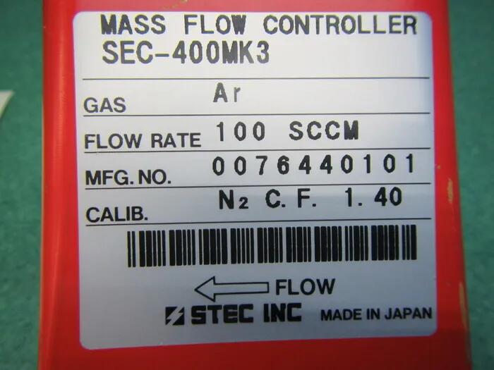 에스텍 SEC-400MK3 매스 플로우 컨트롤러 상세 이미지 - ASKINDEX 코리아