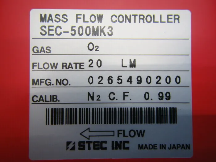 에스텍 SEC-500MK3 매스 플로우 컨트롤러 상세 이미지 - ASKINDEX 코리아