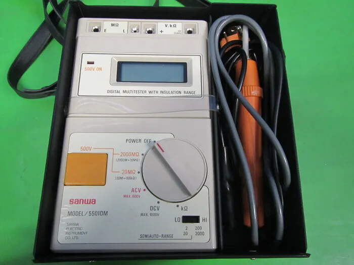 Sanwa Electric Instruments 5501DM Multi-tester (with insulation resistance tester) Detail Image - ASKINDEX Korea