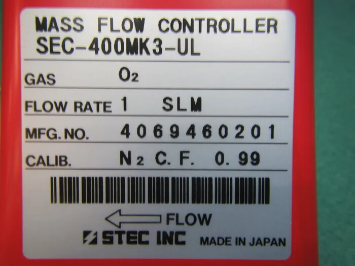 에스텍 SEC-400MK3-UL 매스 플로우 컨트롤러 상세 이미지 - ASKINDEX 코리아
