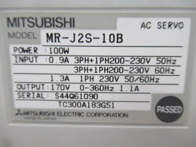 Mitsubishi Electric MR-J2S-10B Servo driver Detail Image - ASKINDEX Korea