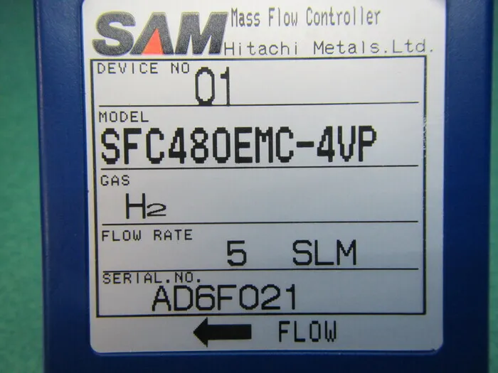 Proterial (Hitachi Metals) SFC480EMC-4VP Mass Flow Controller Detail Image - ASKINDEX Korea