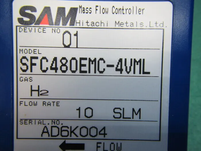 Proterial (Hitachi Metals) SFC480EMC-4VML Mass Flow Controller Detail Image - ASKINDEX Korea