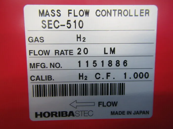 Horiba Estech SEC-510 Mass Flow Controller Detail Image - ASKINDEX Korea