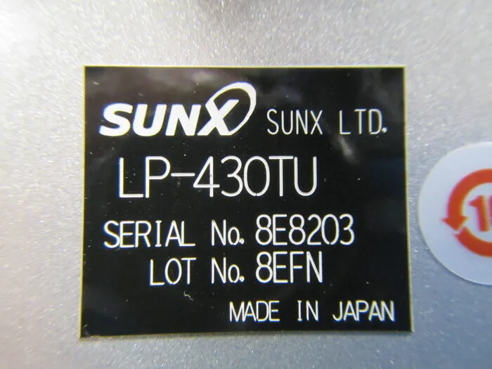 Panasonic LP-430TU Laser marker Detail Image - ASKINDEX Korea