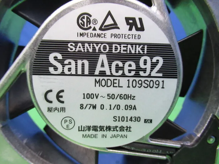 Sanyo Electric 109S091 AC Fan Detail Image - ASKINDEX Korea