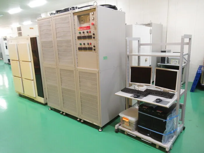 후지쯔 텔레콤 네트웍스 24V200A4.8kW2CH 충방전 시험 장치