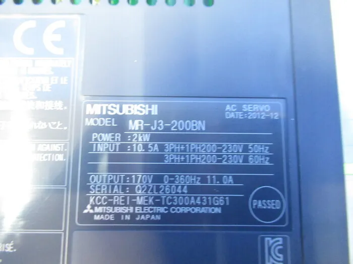 미쓰비시 전기 MR-J3-200BN AC 서보 드라이버 상세 이미지 - ASKINDEX 코리아