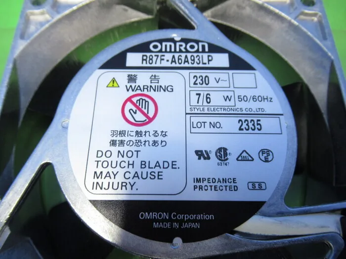 Omron R87F-A6A93LP AC Fan Detail Image - ASKINDEX Korea