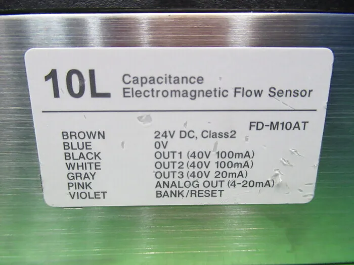 Keyence FD-M10AT Flow Sensor Detail Image - ASKINDEX Korea