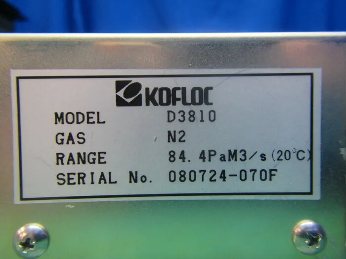 Kofrock D3810 Mass Flow Sensor Detail Image - ASKINDEX Korea