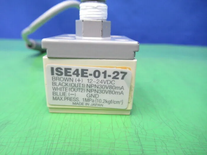 SMC ISE4E-01-27 Digital Pressure Switch Detail Image - ASKINDEX Korea