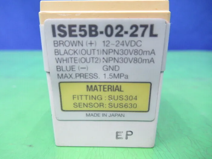 SMC ISE5B-02-27L Digital Pressure Switch Detail Image - ASKINDEX Korea