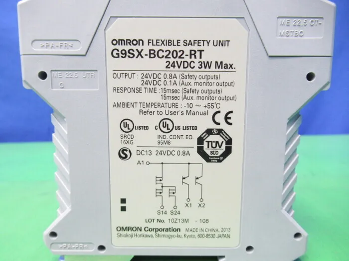 Omron G9SX-BC202-RT Safety Unit Detail Image - ASKINDEX Korea