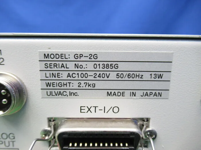 알백 GP-2G 진공계(세트) 상세 이미지 - ASKINDEX 코리아