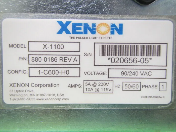 xenon X-1100/LH-912 UV irradiation device Detail Image - ASKINDEX Korea