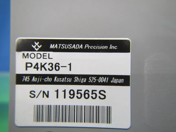 松定プレシジョン P4K36-1 DC 전원 공급 장치 상세 이미지 - ASKINDEX 코리아